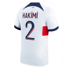 Maillot de foot Paris Saint-Germain Achraf Hakimi #2 Extérieur 2023-24 Manches Courte